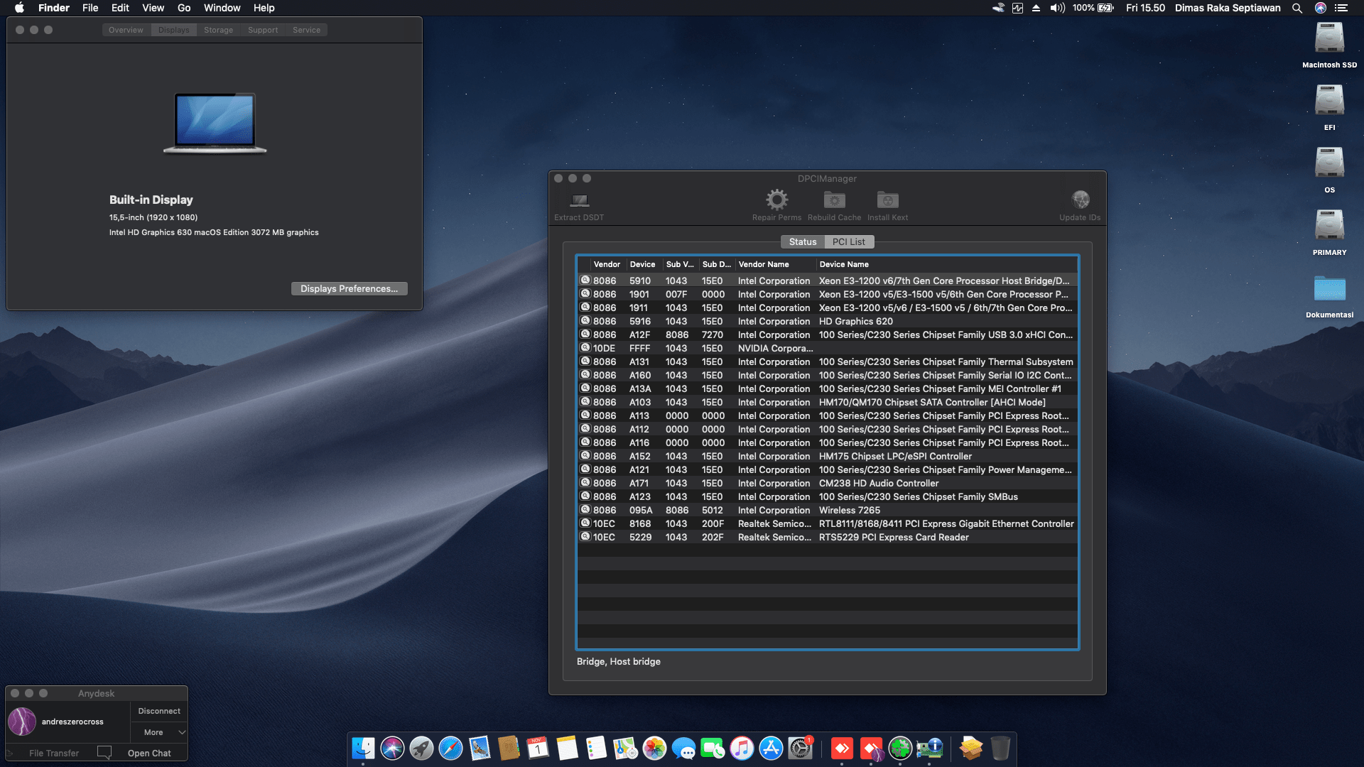 Asus GL553VD FY380T [Intel HD 630 + I2C] 2